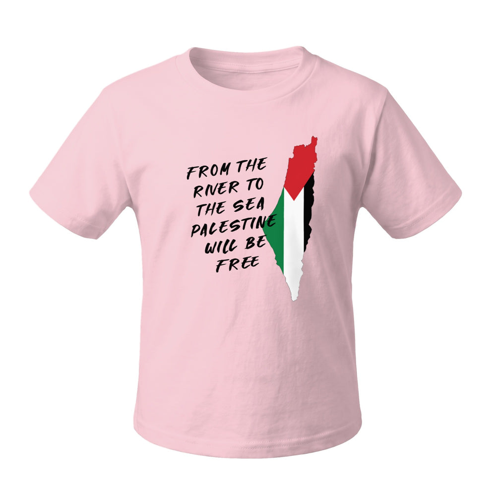 From the River - Toddler Short Sleeve Tee, Pink
