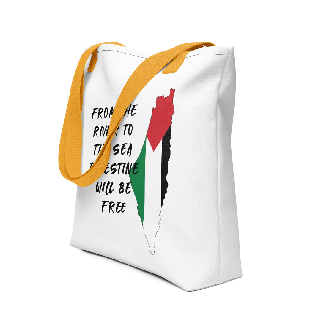 From the River - Tote Bag, Yellow 15x15