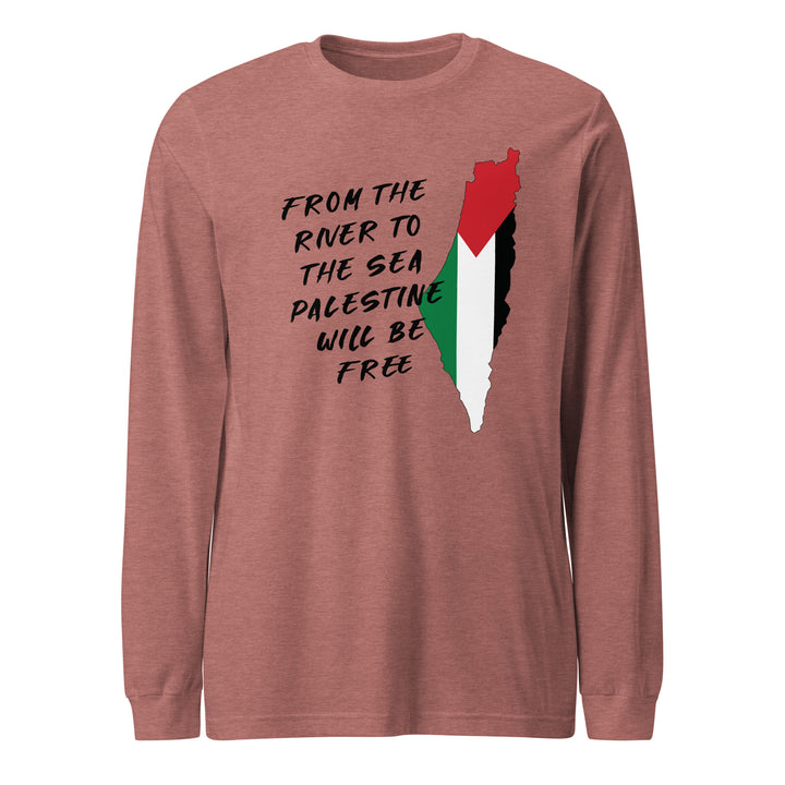 From the River - Women’s Long Sleeve Shirt, Heather Mauve