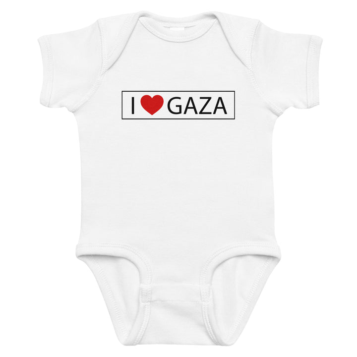I Love Gaza - Baby Bodysuit, White