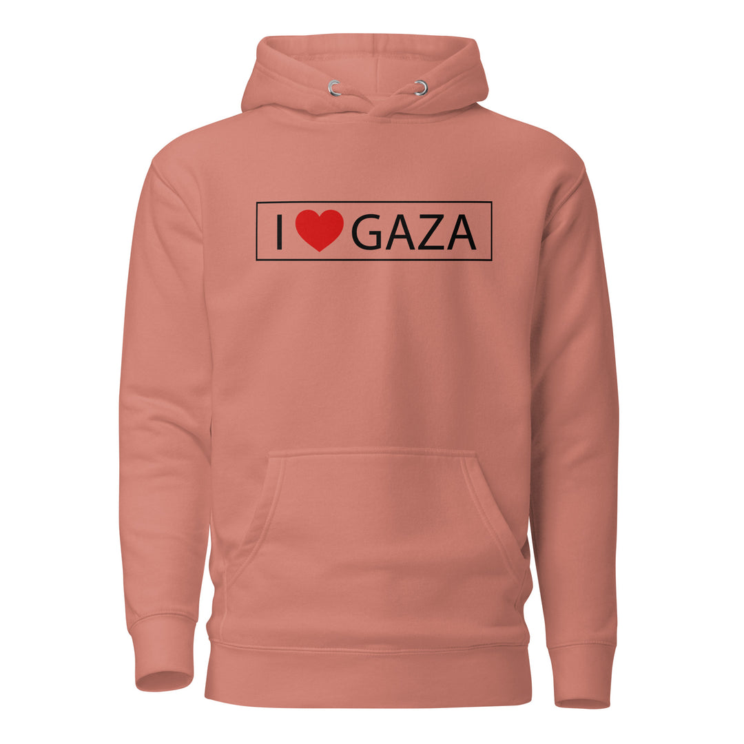 I Love Gaza - Men’s Hoodie, Dusty Rose