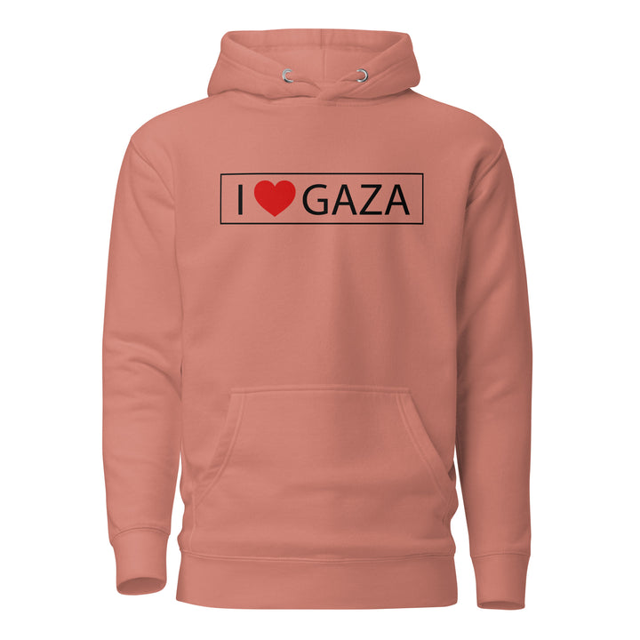 I Love Gaza - Men’s Hoodie, Dusty Rose