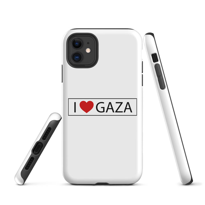 I Love Gaza - Tough Case for iPhone®, Glossy iPhone 11