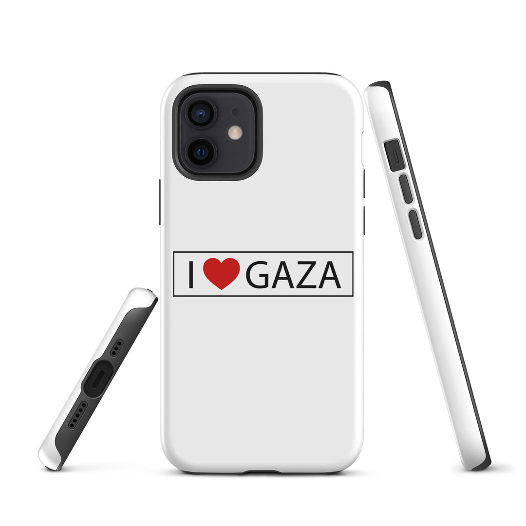 I Love Gaza - Tough Case for iPhone®, Glossy iPhone 12