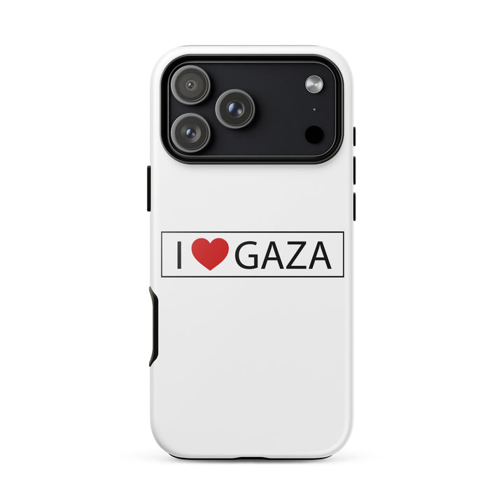 I Love Gaza - Tough Case for iPhone®, Glossy iPhone 17 Pro Max