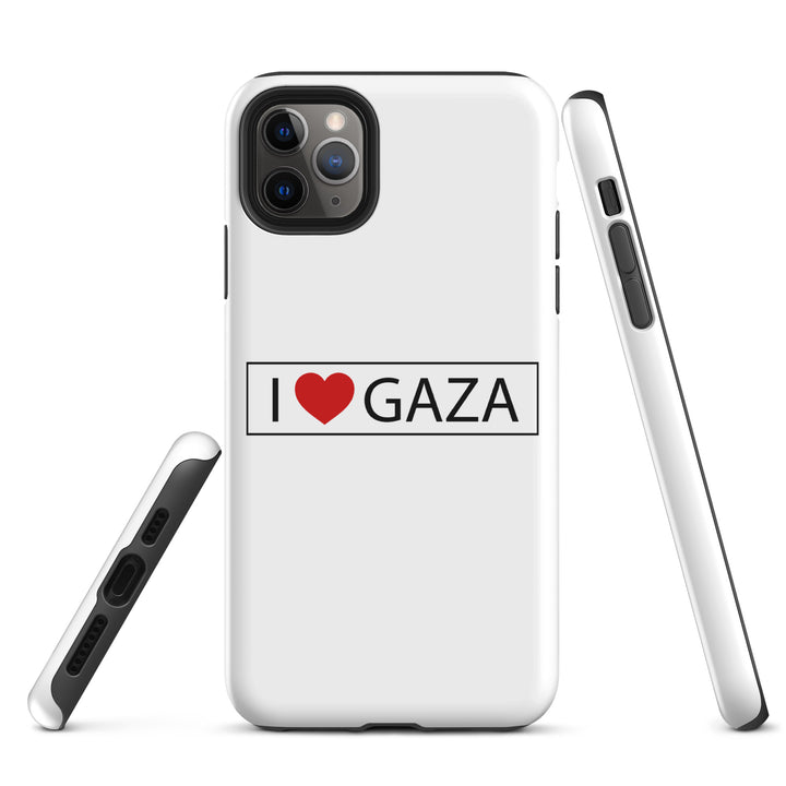 I Love Gaza - Tough Case for iPhone®, Matte iPhone 11 Pro Max