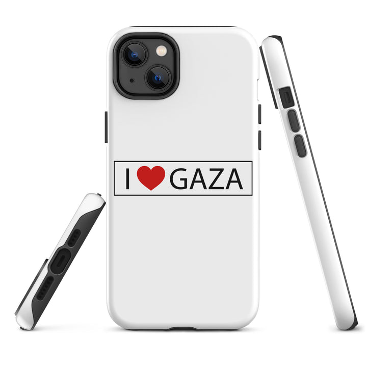I Love Gaza - Tough Case for iPhone®, Matte iPhone 14 Plus