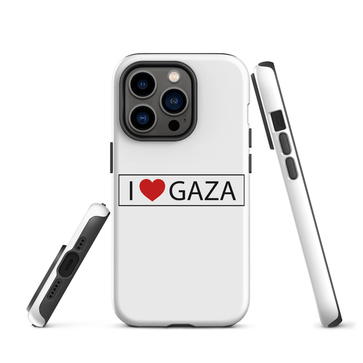 I Love Gaza - Tough Case for iPhone®, Matte iPhone 14 Pro