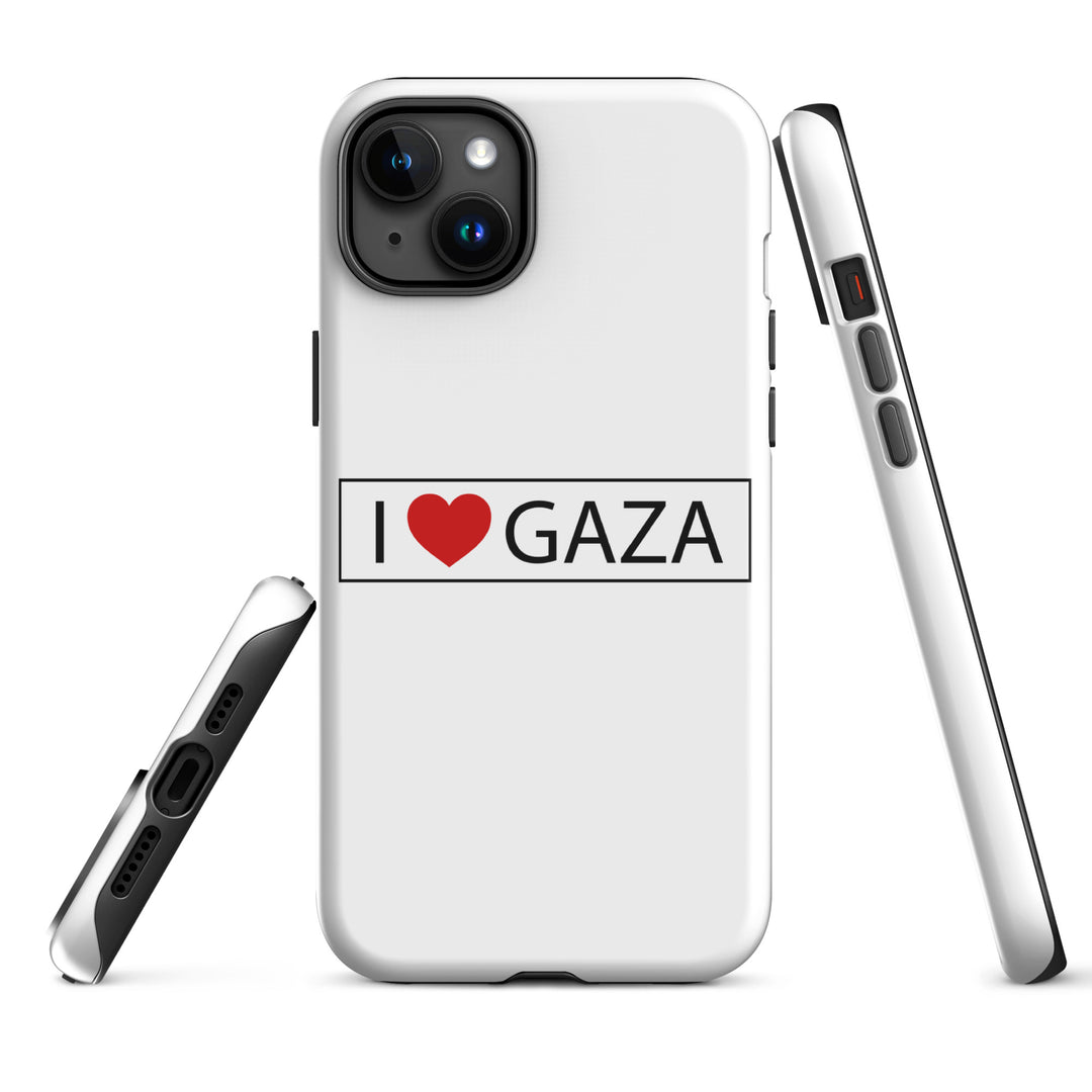 I Love Gaza - Tough Case for iPhone®, Matte iPhone 15 Plus