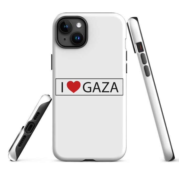 I Love Gaza - Tough Case for iPhone®, Matte iPhone 15 Plus