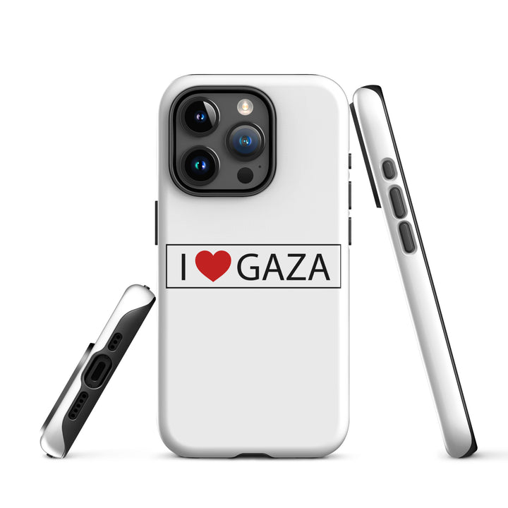I Love Gaza - Tough Case for iPhone®, Matte iPhone 15 Pro
