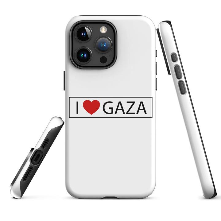 I Love Gaza - Tough Case for iPhone®, Matte iPhone 15 Pro Max