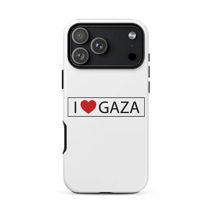 I Love Gaza - Tough Case for iPhone®, Matte iPhone 17 Pro Max