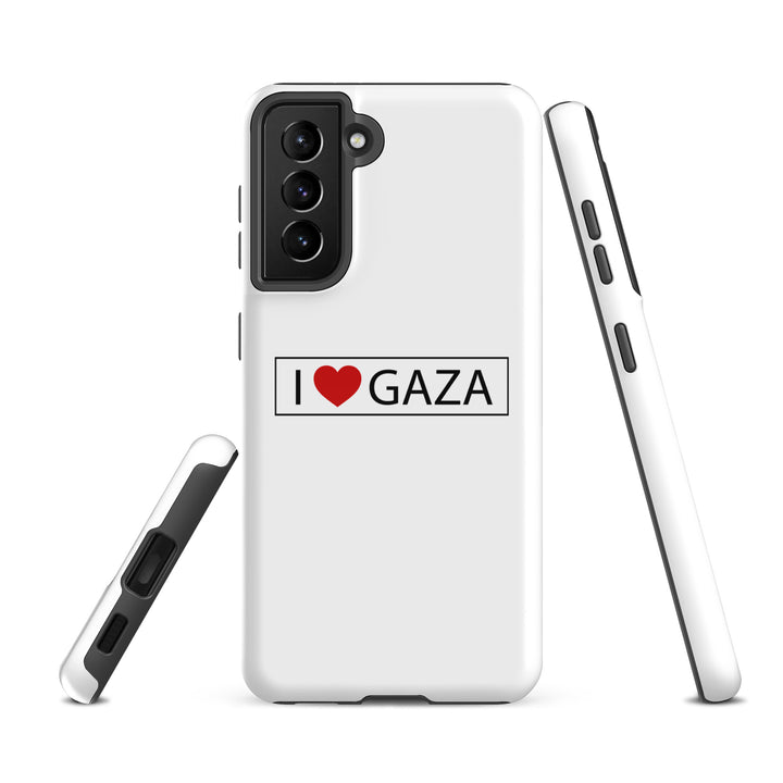 I Love Gaza - Tough Case for Samsung®, Samsung Glossy Samsung Galaxy S21 Fe