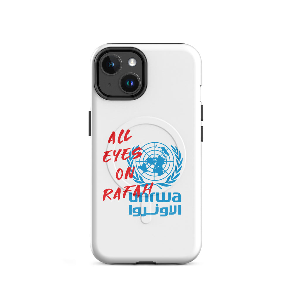 MagSafe® tough case for iPhone® | All Eyes on Rafah – glossy iPhone 14, front view