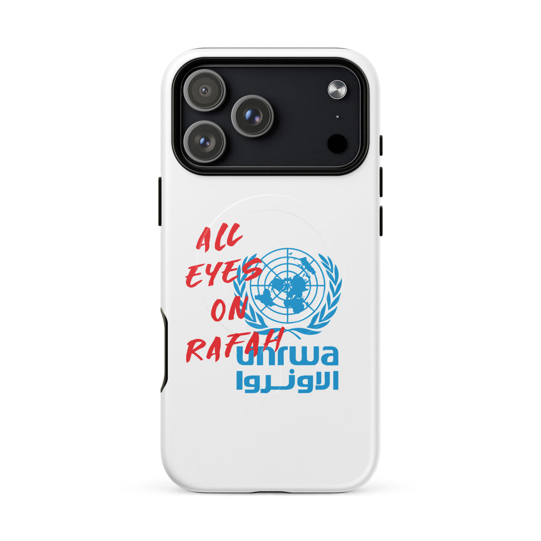 MagSafe® tough case for iPhone® | All Eyes on Rafah – matte iPhone 18 pro max, front view