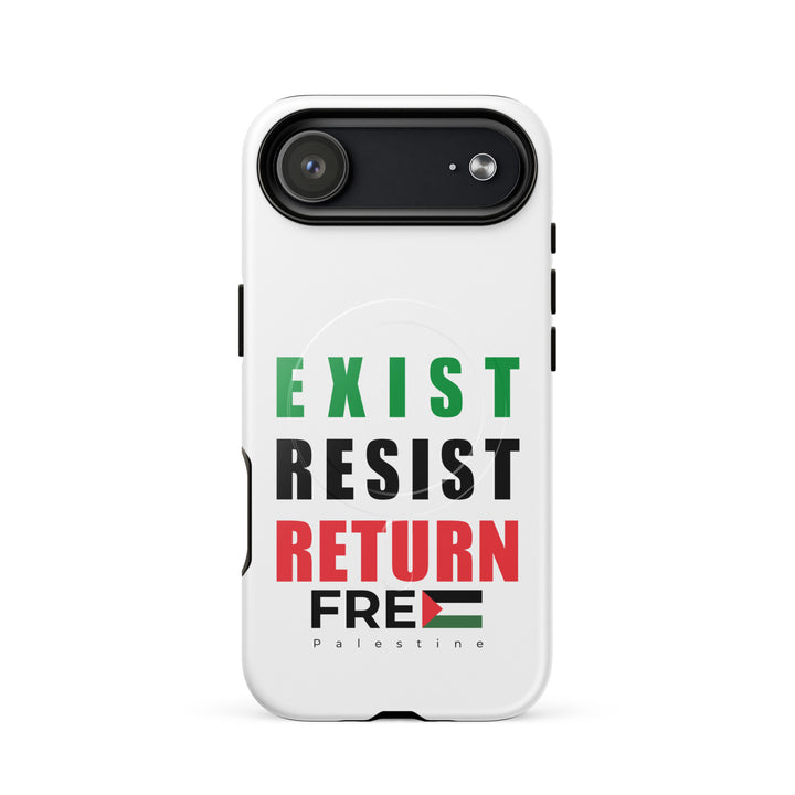 MagSafe® tough case for iPhone® | Exist. Resist. Return. – glossy iPhone 17 air, front view