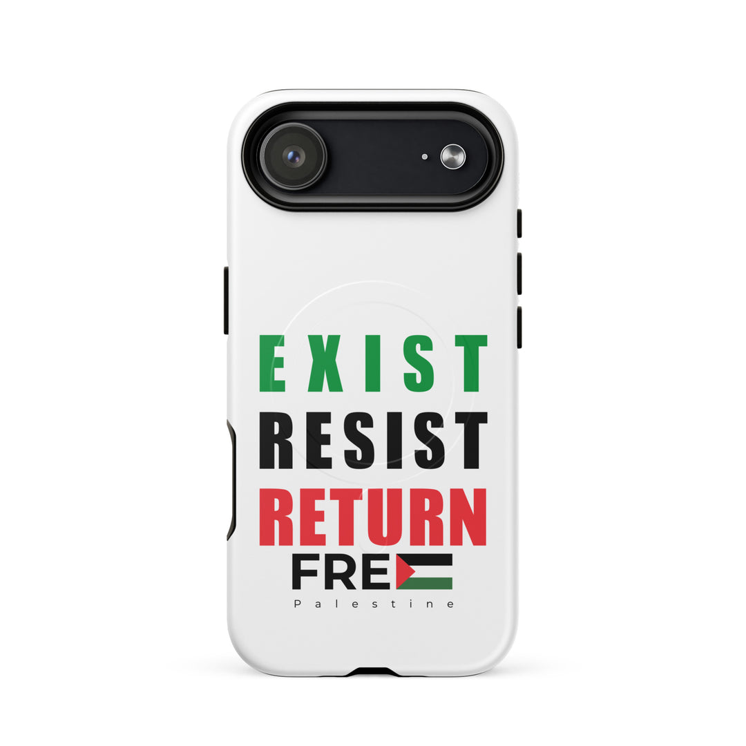 MagSafe® tough case for iPhone® | Exist. Resist. Return. – matte 17 air, front view