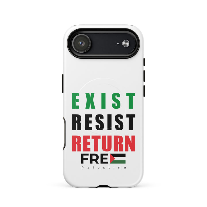 MagSafe® tough case for iPhone® | Exist. Resist. Return. – matte 17 air, front view