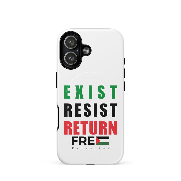 MagSafe® tough case for iPhone® | Exist. Resist. Return. – matte iPhone 17, front view