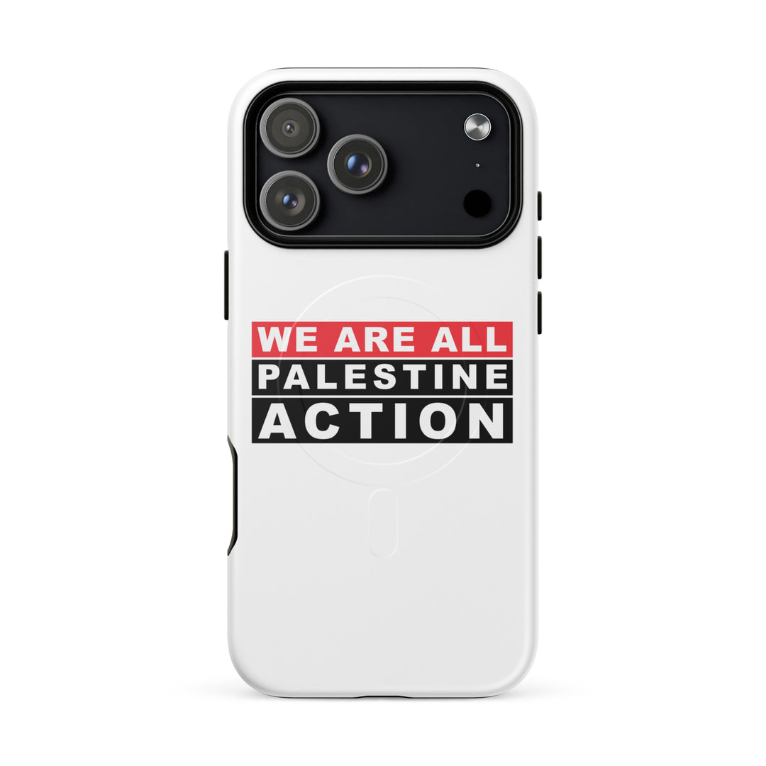 MagSafe® tough case for iPhone® | Palestine Action – matte iPhone 18 pro max, front view