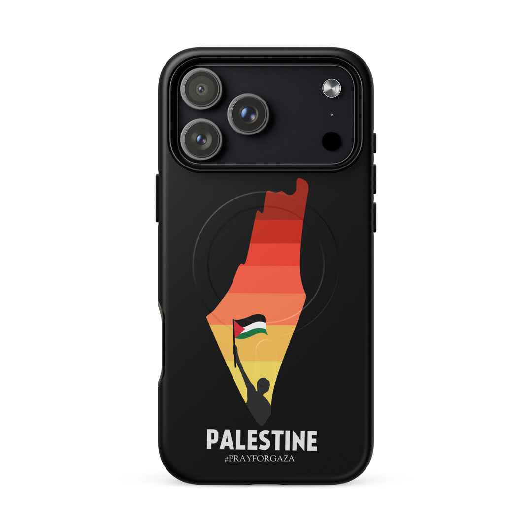 MagSafe® tough case for iPhone® | Palestine Freedom – matte iPhone 18 pro max, front view