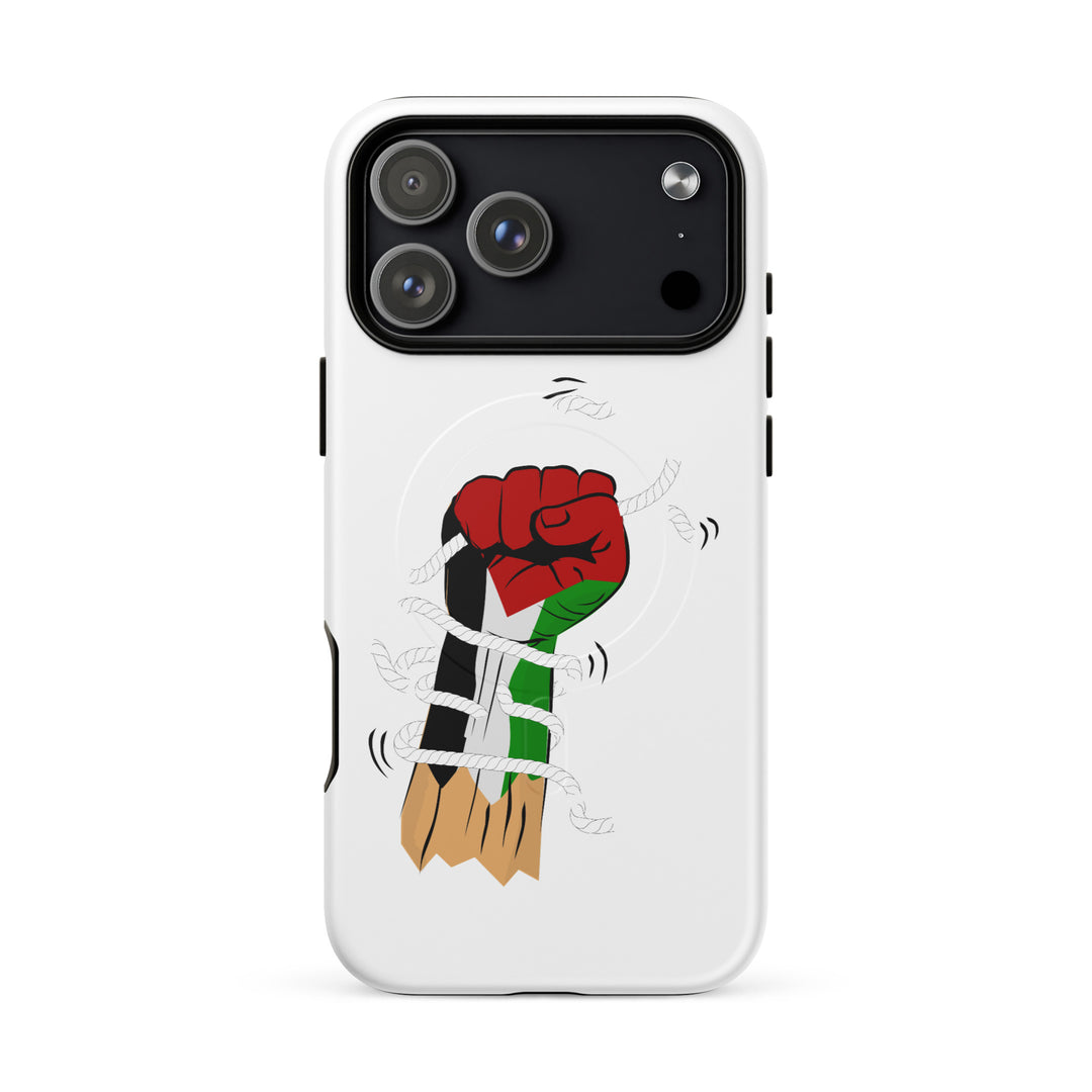 MagSafe® tough case for iPhone® | Palestine Hand – matte iPhone 18 pro max, front view