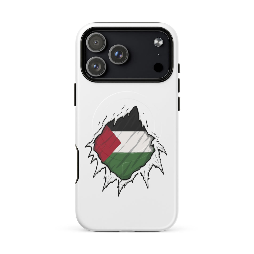 MagSafe® tough case for iPhone® | Palestine Hero – matte 18 pro max, front view