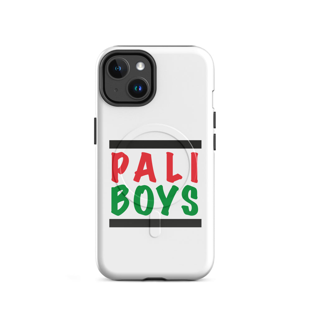 MagSafe® tough case for iPhone® | Pali Boys – glossy iPhone 14, front view