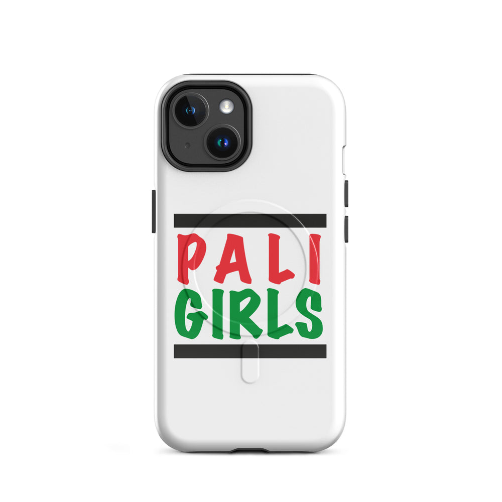 MagSafe® tough case for iPhone® | Pali Girls – glossy 14, front view