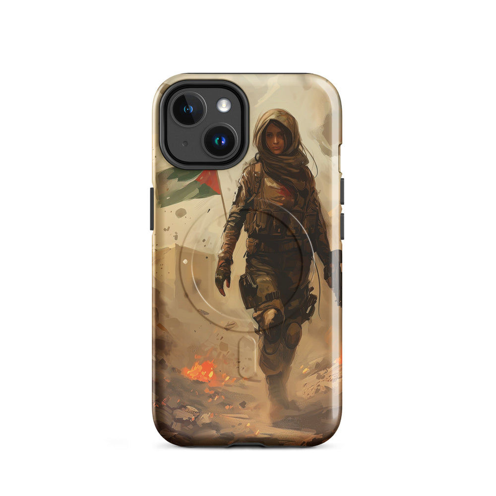 MagSafe® tough case for iPhone® | Resistance – glossy iPhone 14, front view