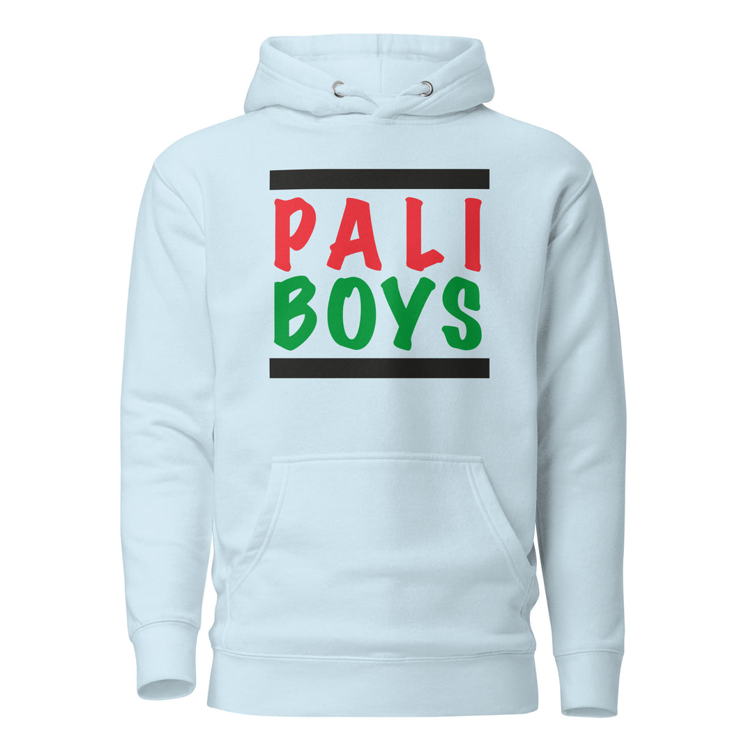 Palestinian Boys - Men’s Hoodie, Sky Blue