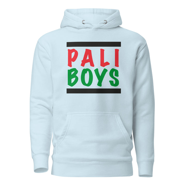 Palestinian Boys - Men’s Hoodie, Sky Blue