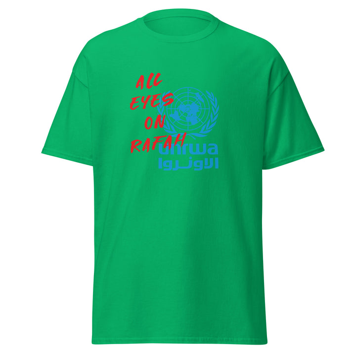 Men’s Classic Tee - All Eyes on Rafah, Irish Green