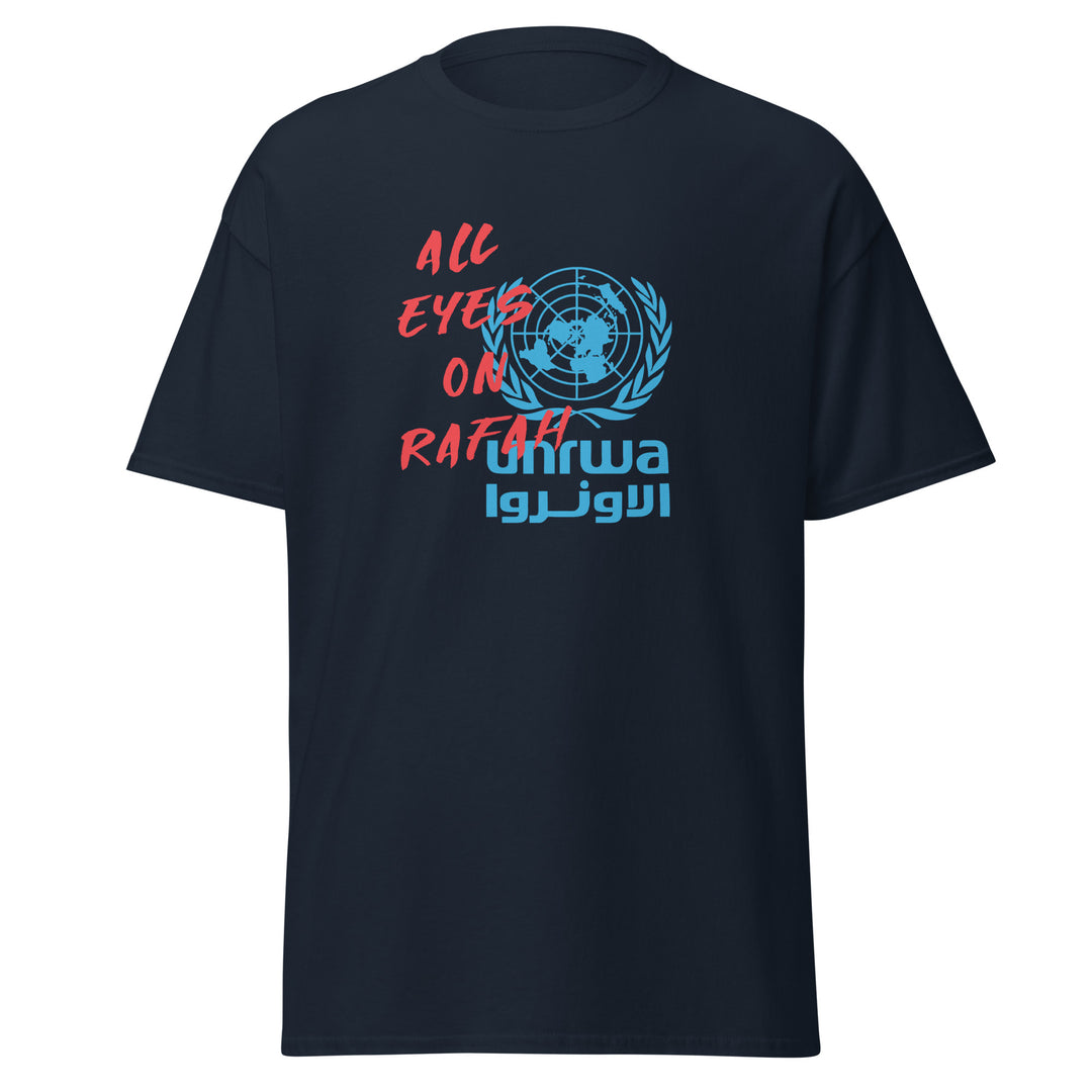 Men’s Classic Tee - All Eyes on Rafah, Navy