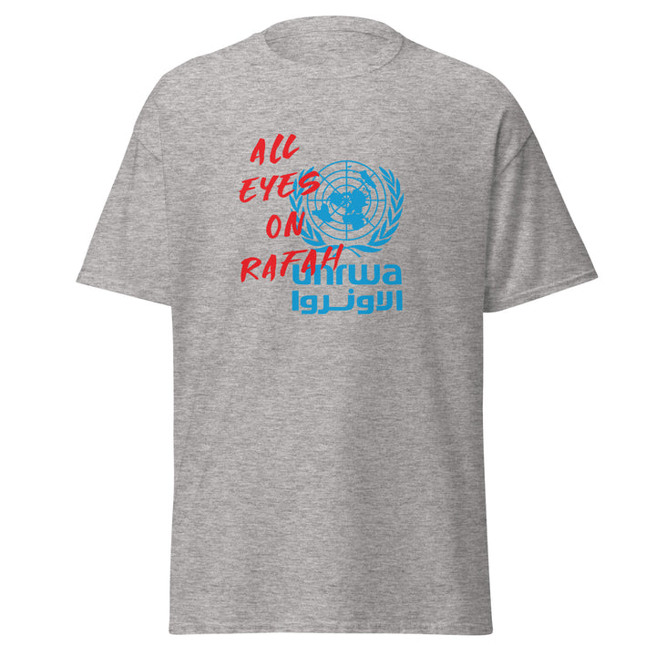Men’s Classic Tee - All Eyes on Rafah, Sport Grey