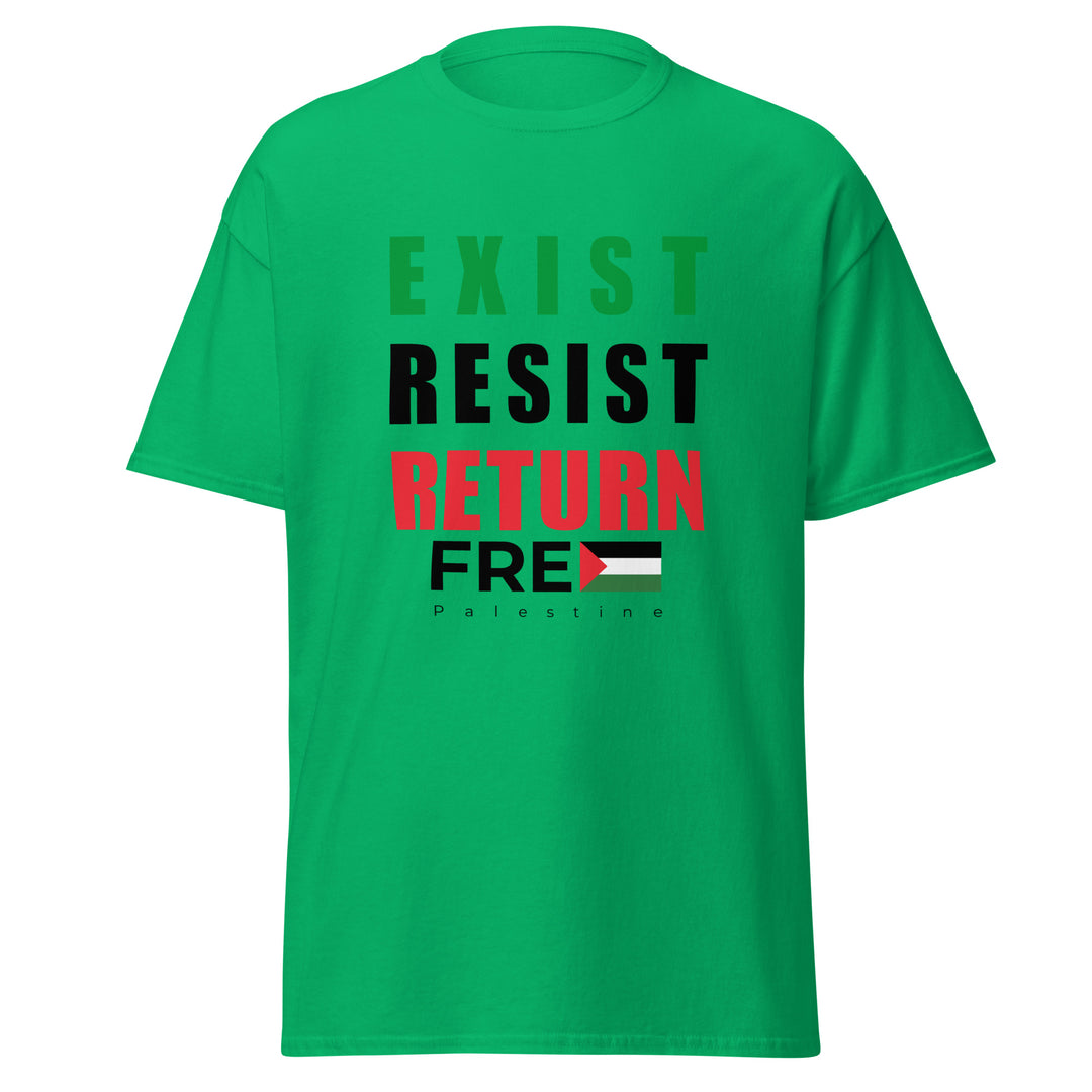 Exist. Resist. Return. - Men’s Classic Tee, Irish Green