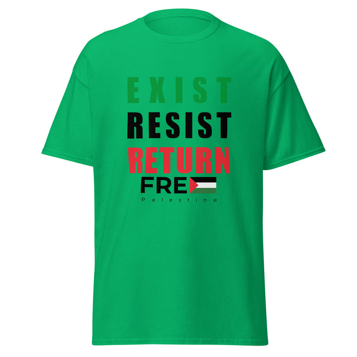 Exist. Resist. Return. - Men’s Classic Tee, Irish Green