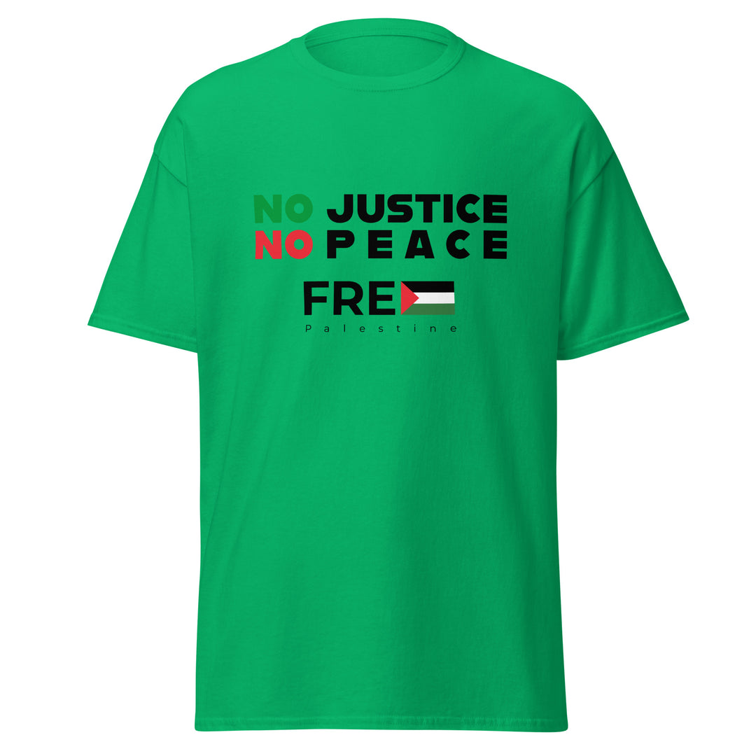 No Justice No Peace - Men’s Classic Tee, Irish Green