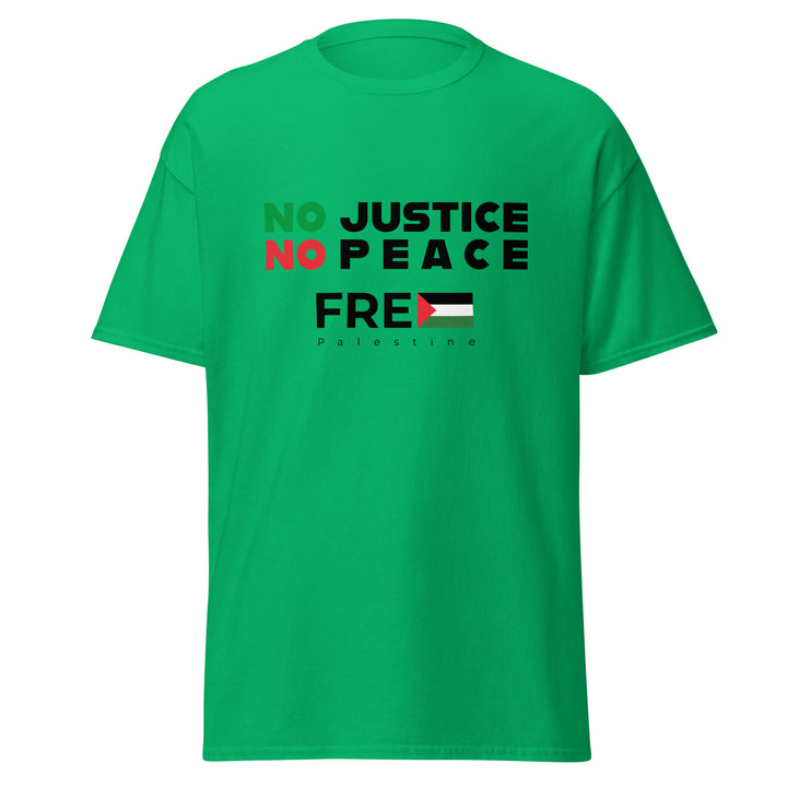 No Justice No Peace - Men’s Classic Tee, Irish Green