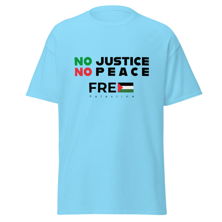 No Justice No Peace - Men’s Classic Tee, Sky