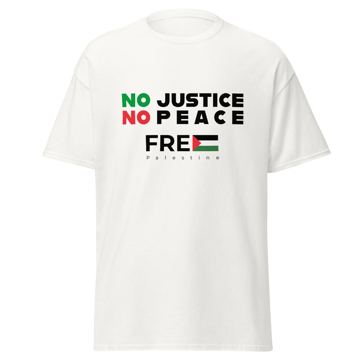 No Justice No Peace - Men’s Classic Tee, White