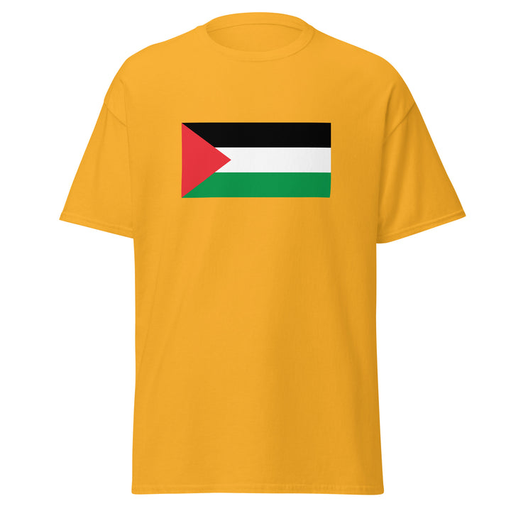 Men’s Classic Tee - Palestine Flag, Gold