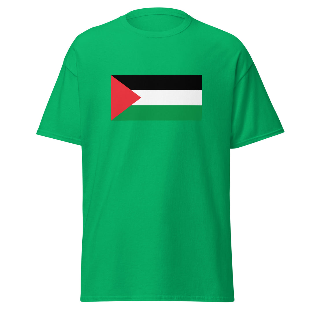 Men’s Classic Tee - Palestine Flag, Irish Green