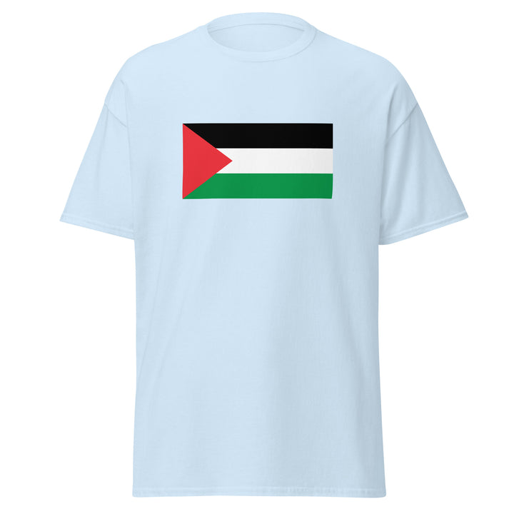 Men’s Classic Tee - Palestine Flag, Light Blue