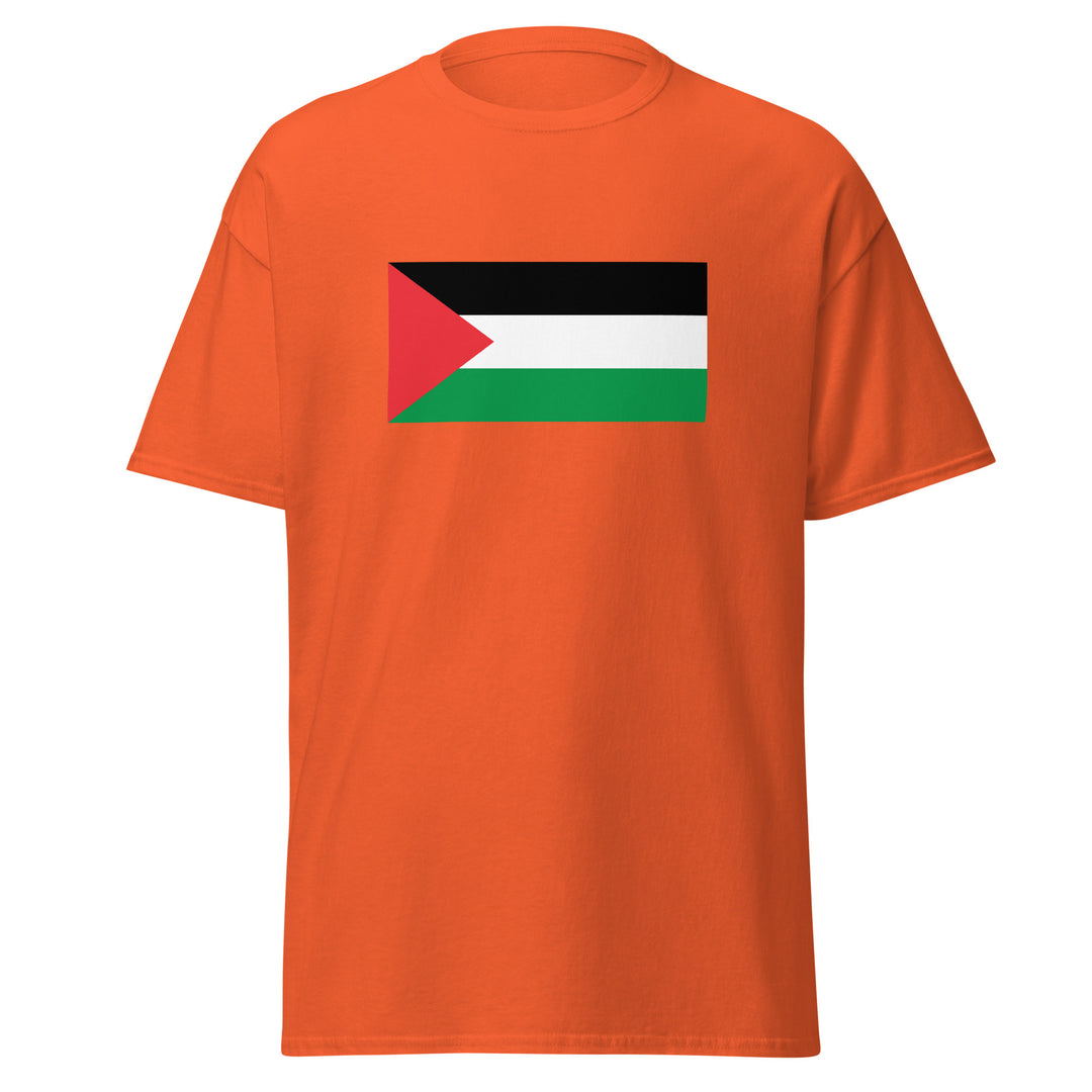 Men’s Classic Tee - Palestine Flag, Orange