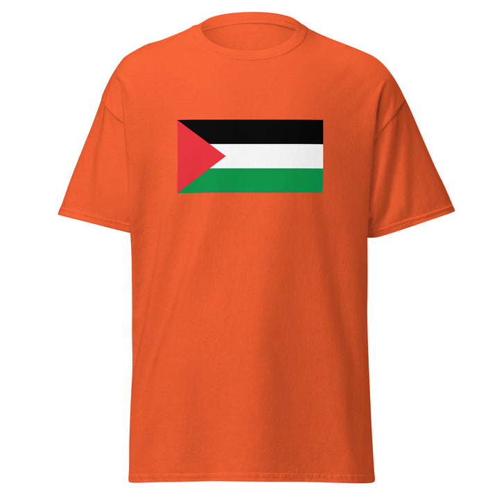Men’s Classic Tee - Palestine Flag, Orange