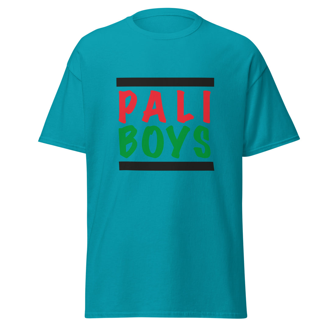 Palestinian Boys - Men’s Classic Tee, Tropical Blue