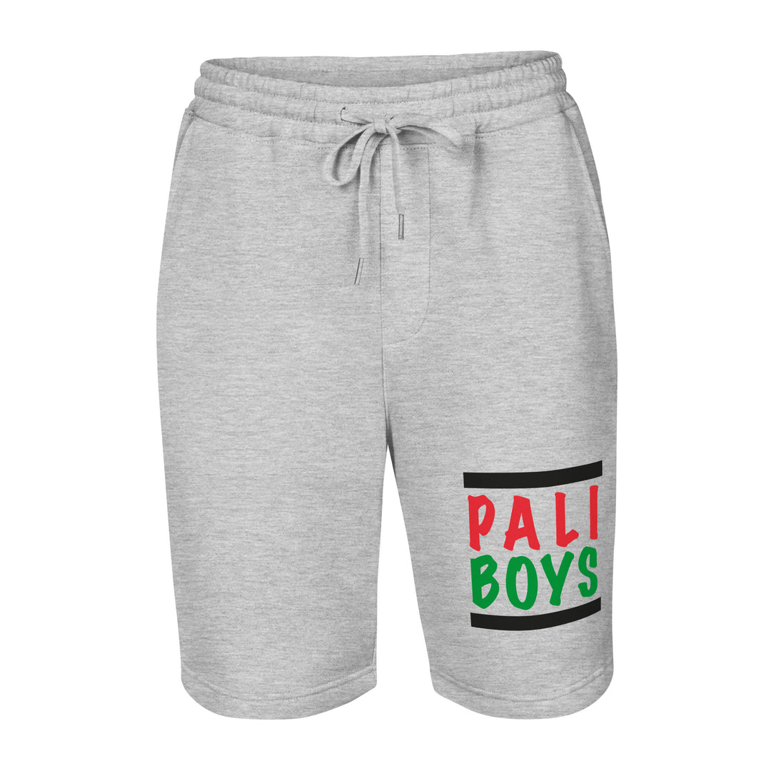 Palestinian Boys - Men’s Fleece Shorts, Mens Fleece Shorts Heather Grey