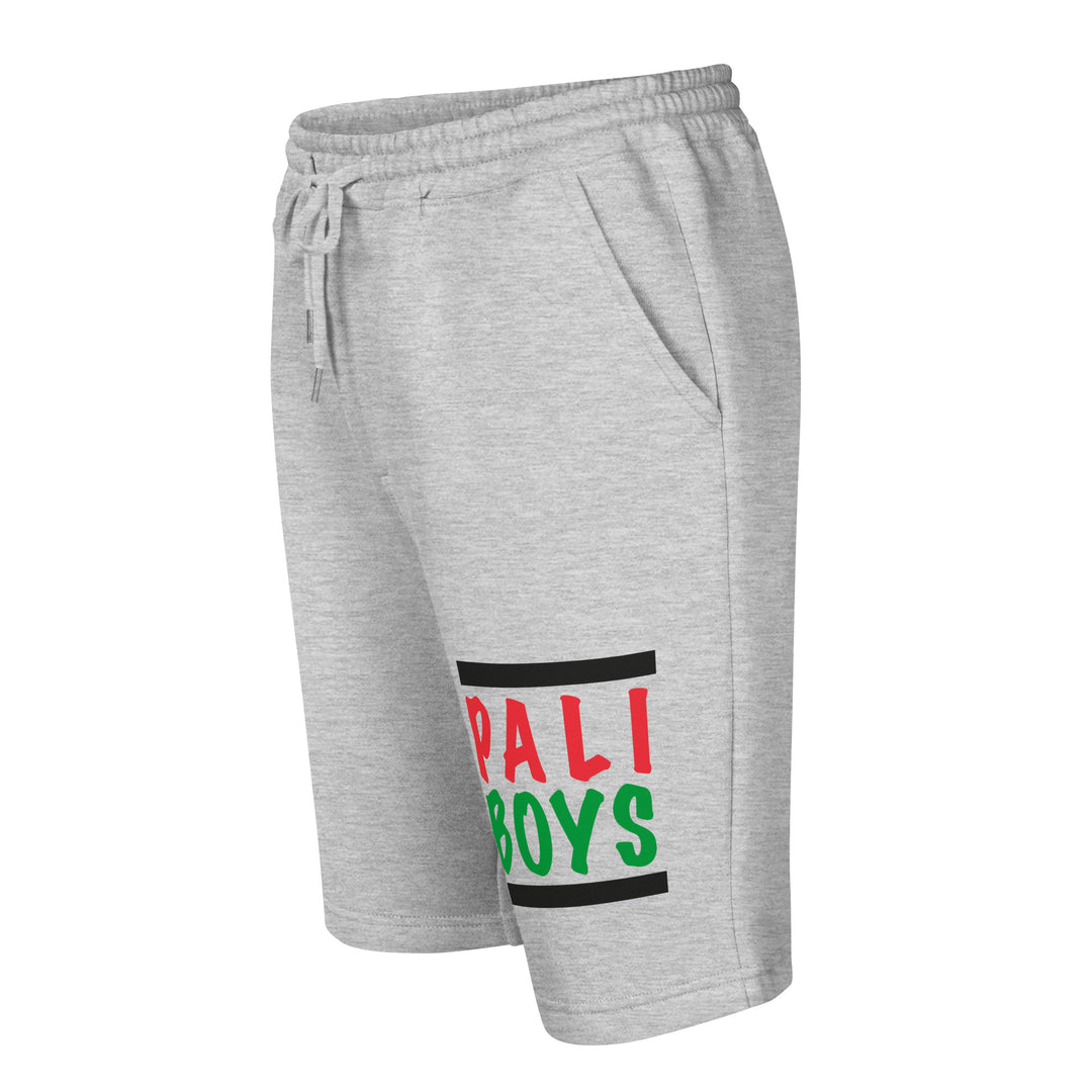Palestinian Boys - Men’s Fleece Shorts, Mens Fleece Shorts Heather Grey
